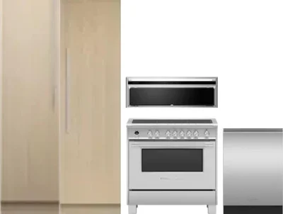 5 Piece Package Includes Refrigerator, Freezer, Range, Hood And Dishwasher